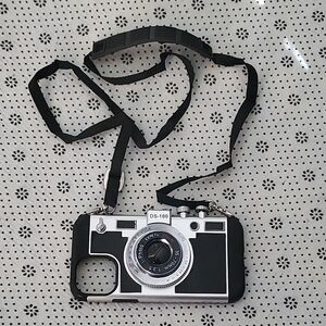 Retro Camera Style IPhone 11 Pro Case with Strap